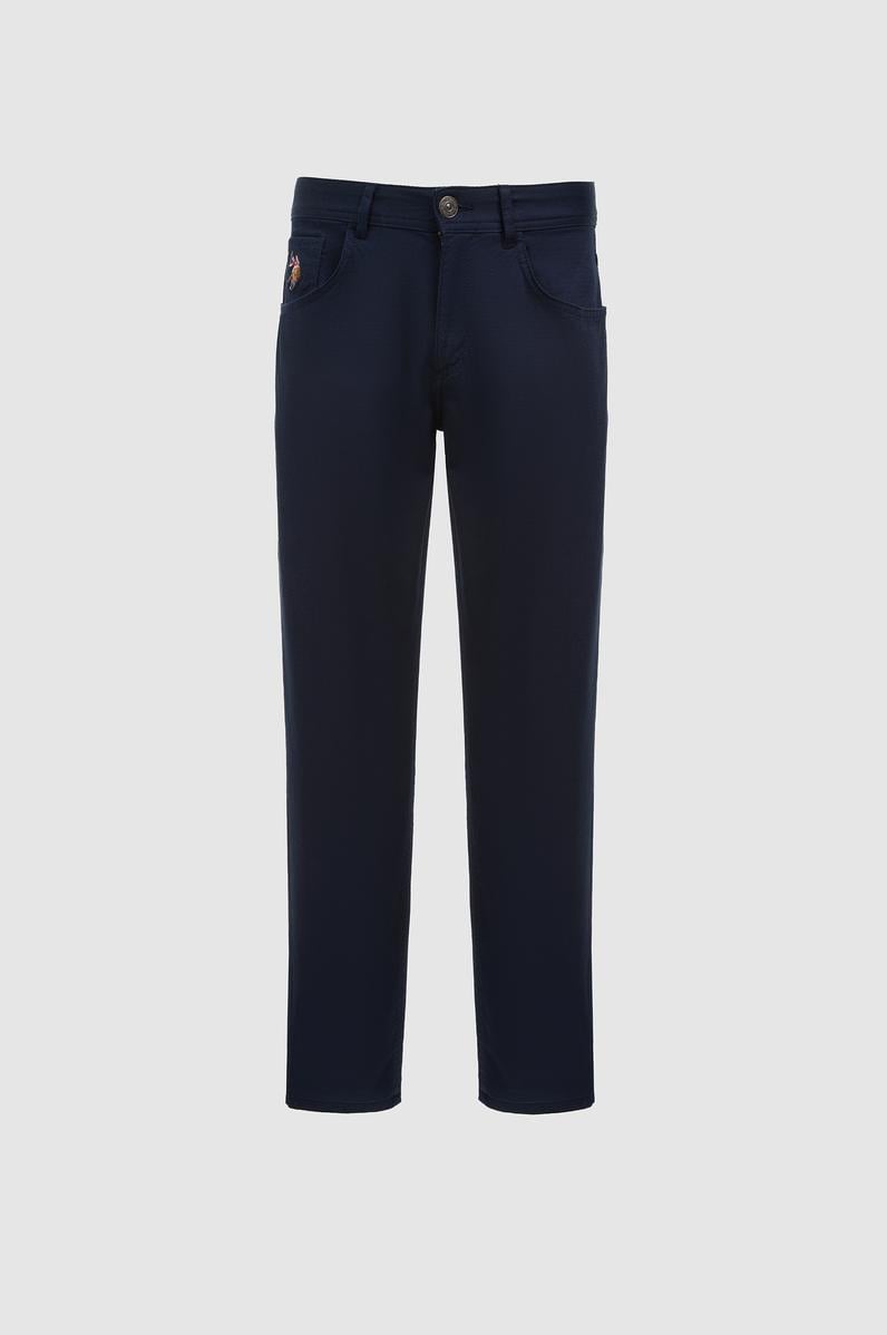 Erkek Lacivert Kanvas / Chino Pantolon