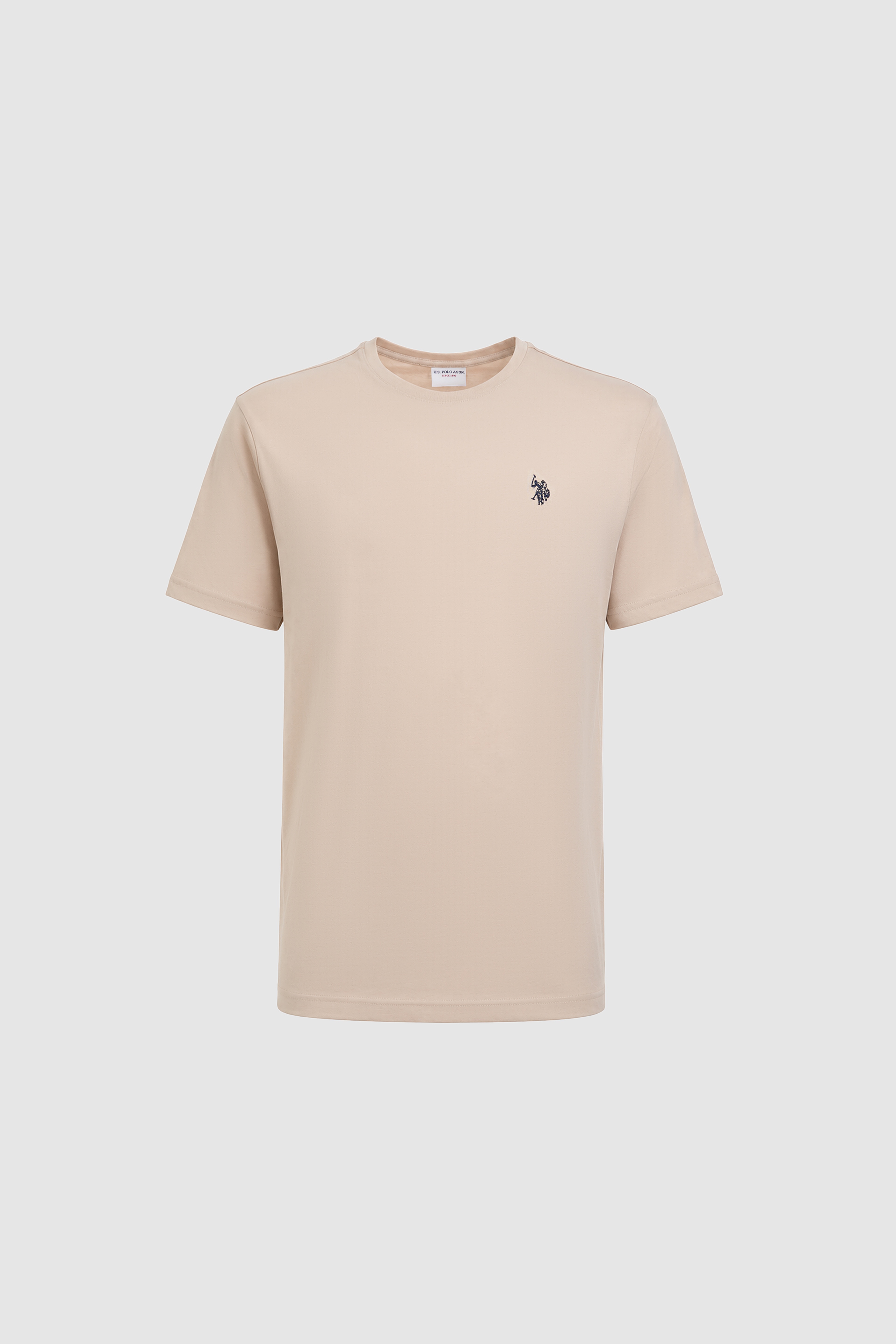 Erkek Taş Regular Fit Bisiklet Yaka Basic Tişört - Image 7
