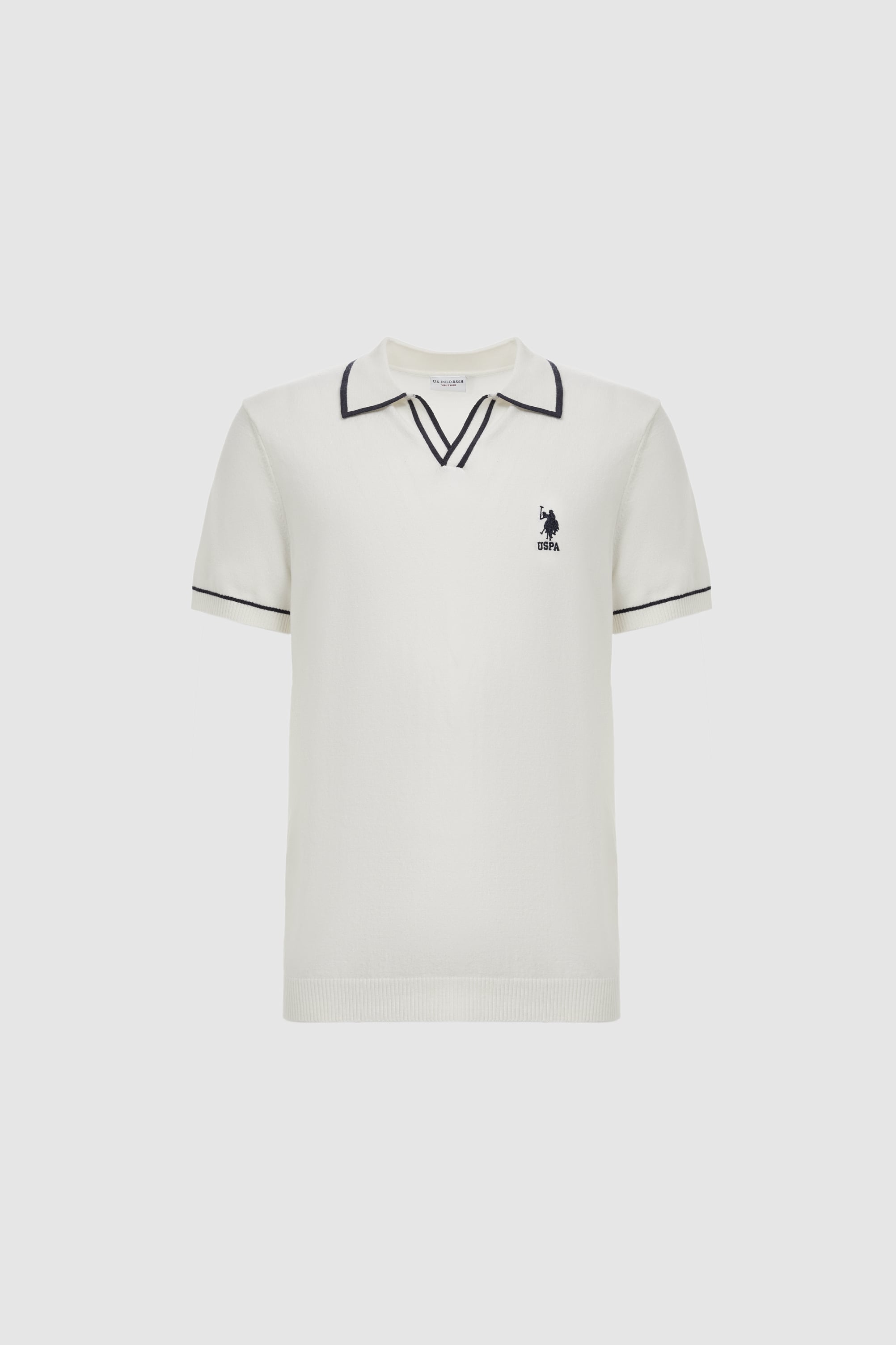 Erkek Krem Slim Fit Polo Yaka Triko Tişört - 50321682021
