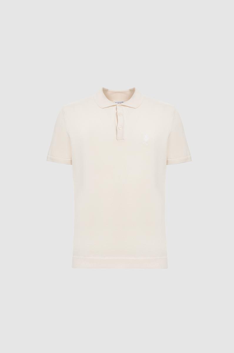 Erkek Krem Polo Yaka Triko Tişört