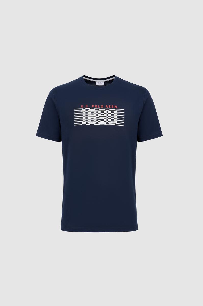 Erkek Lacivert Regular Fit Bisiklet Yaka Tişört