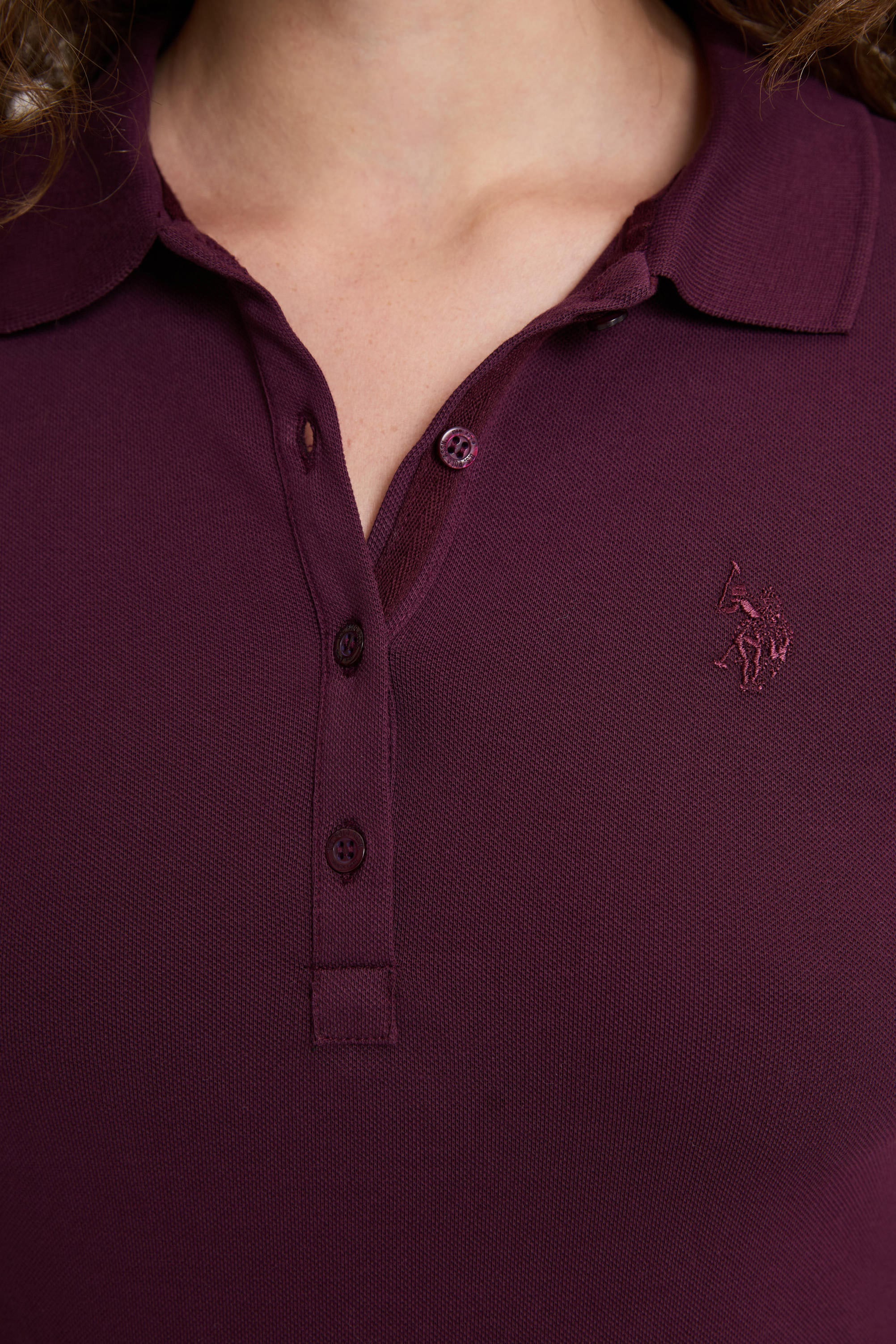 Kadın Bordo Basic Sweatshirt