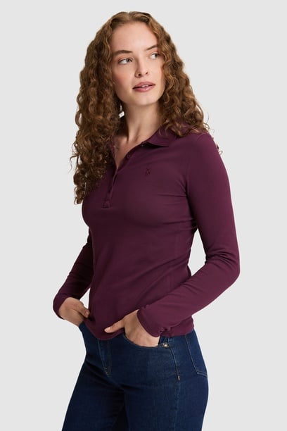 Kadın Bordo Basic Sweatshirt