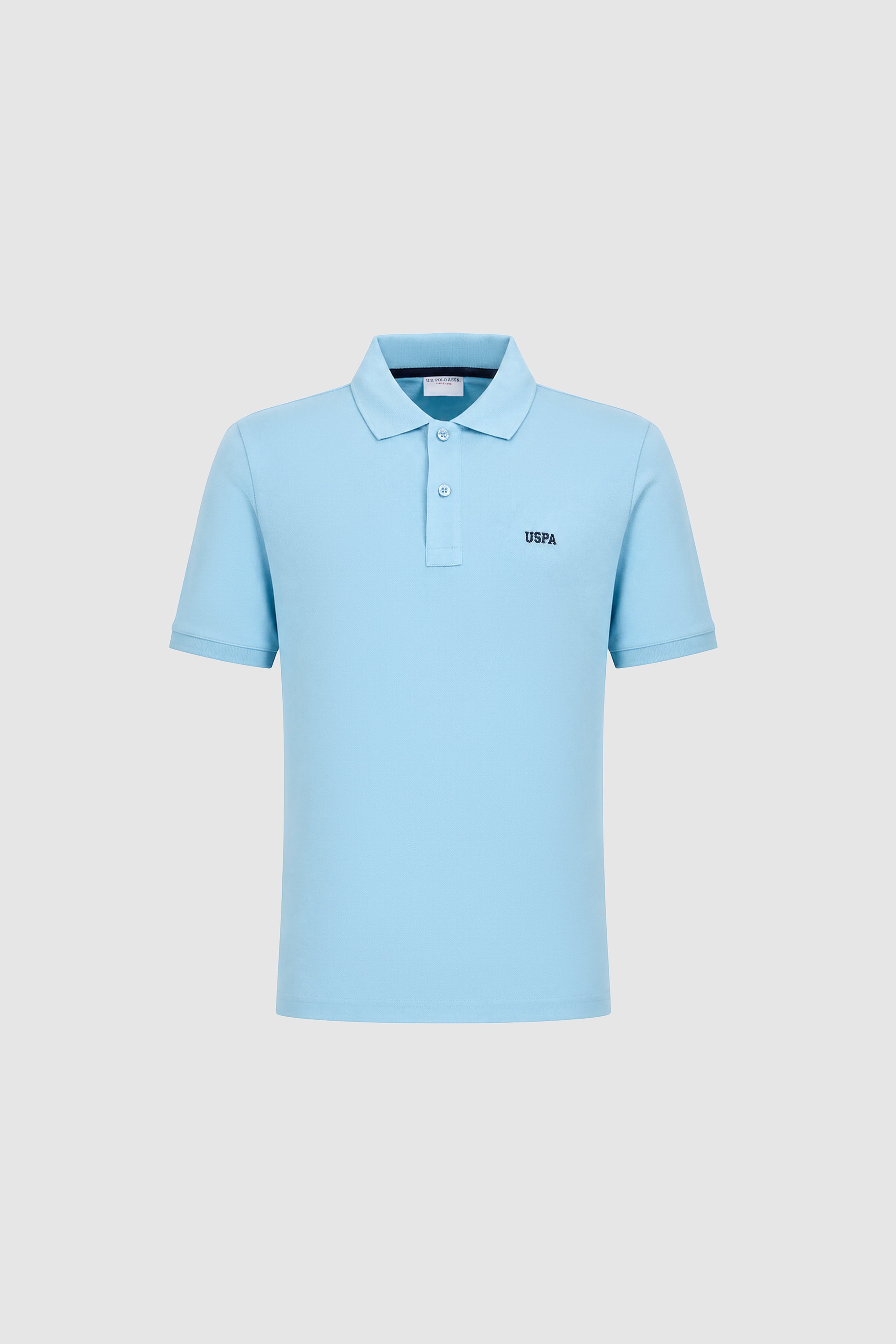 Erkek Mavi Regular Fit Polo Yaka Basic Tişört - Image 7