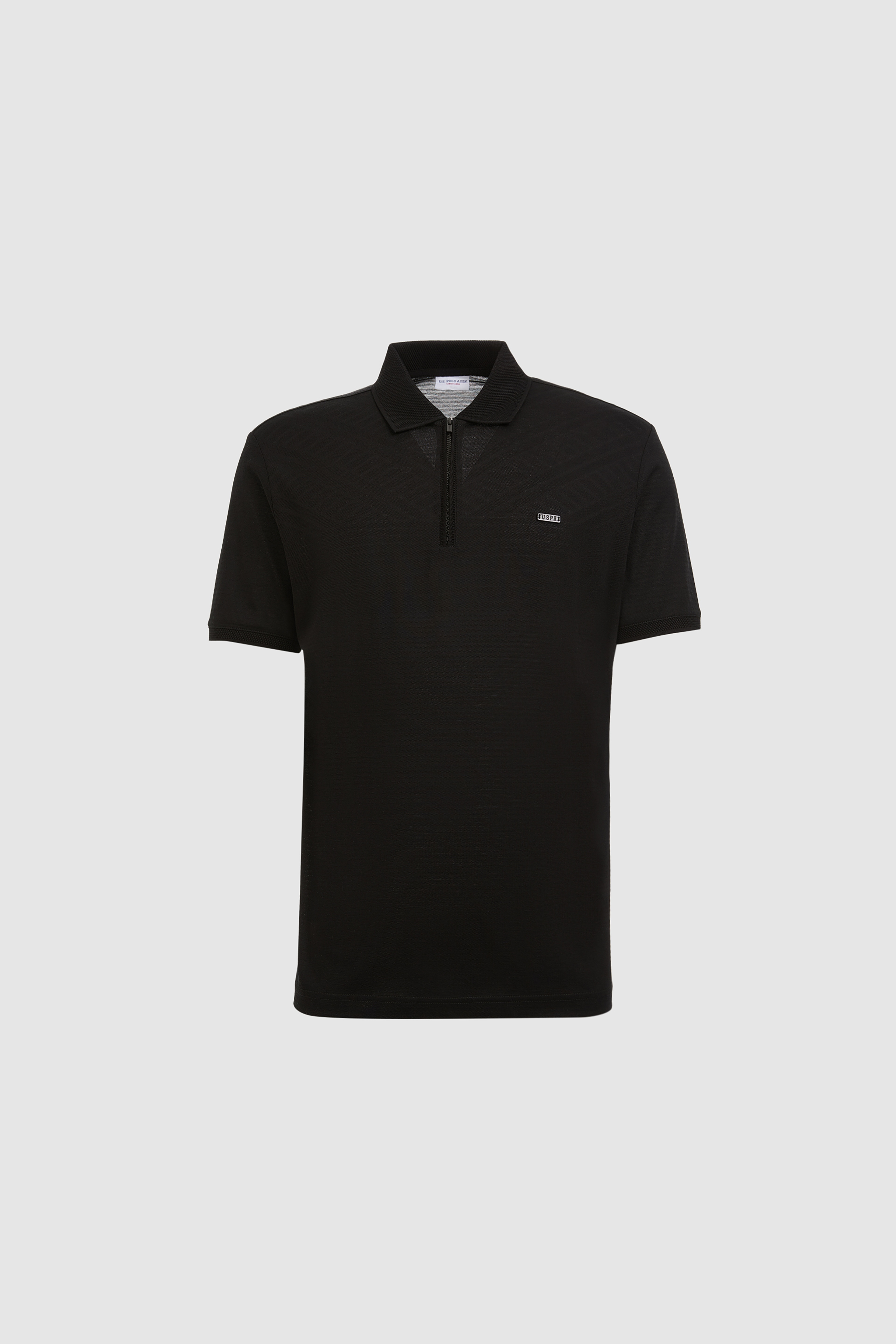 Erkek Siyah Regular Fit Polo Yaka Tişört - Image 7