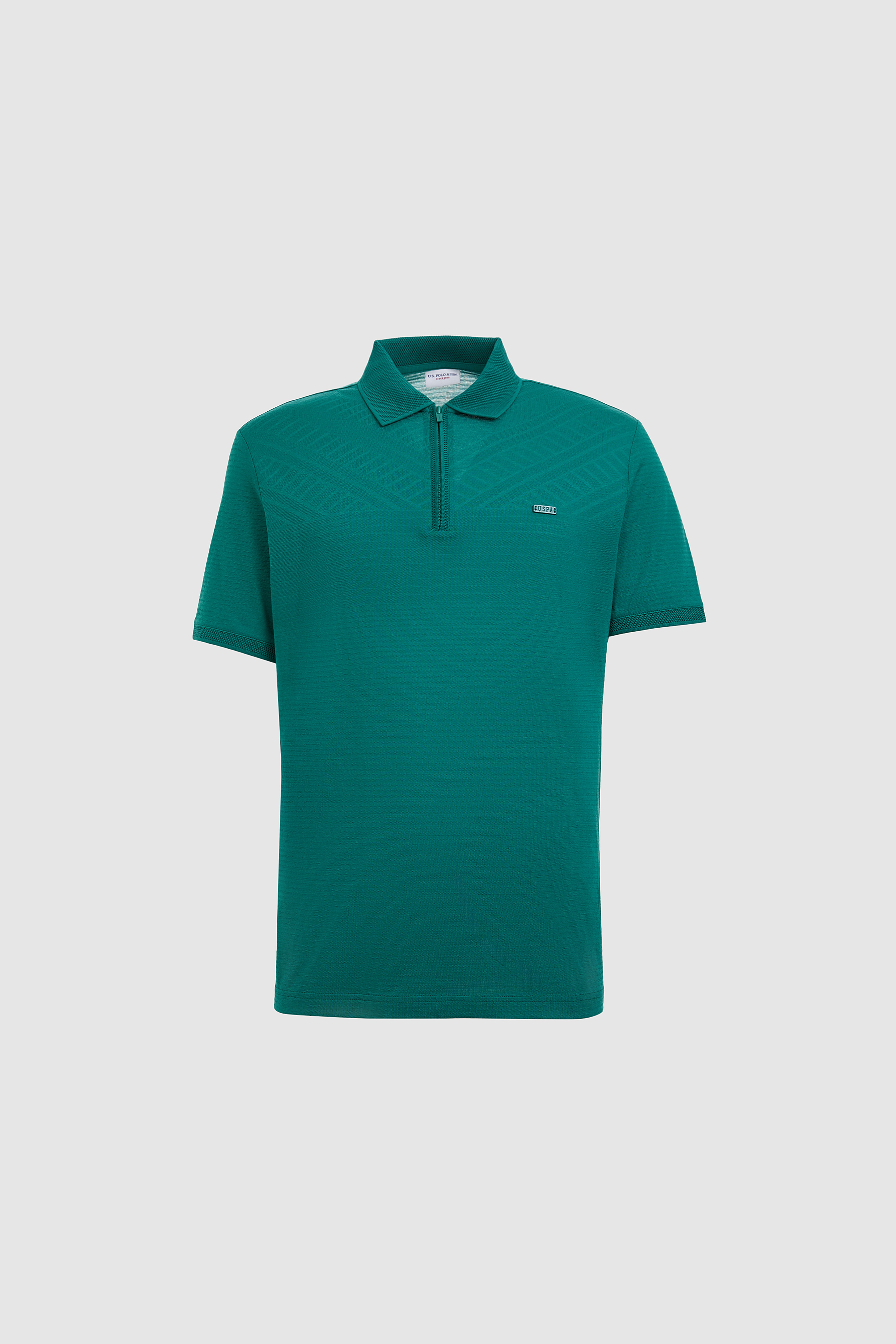 Erkek Koyu Yeşil Regular Fit Polo Yaka Tişört