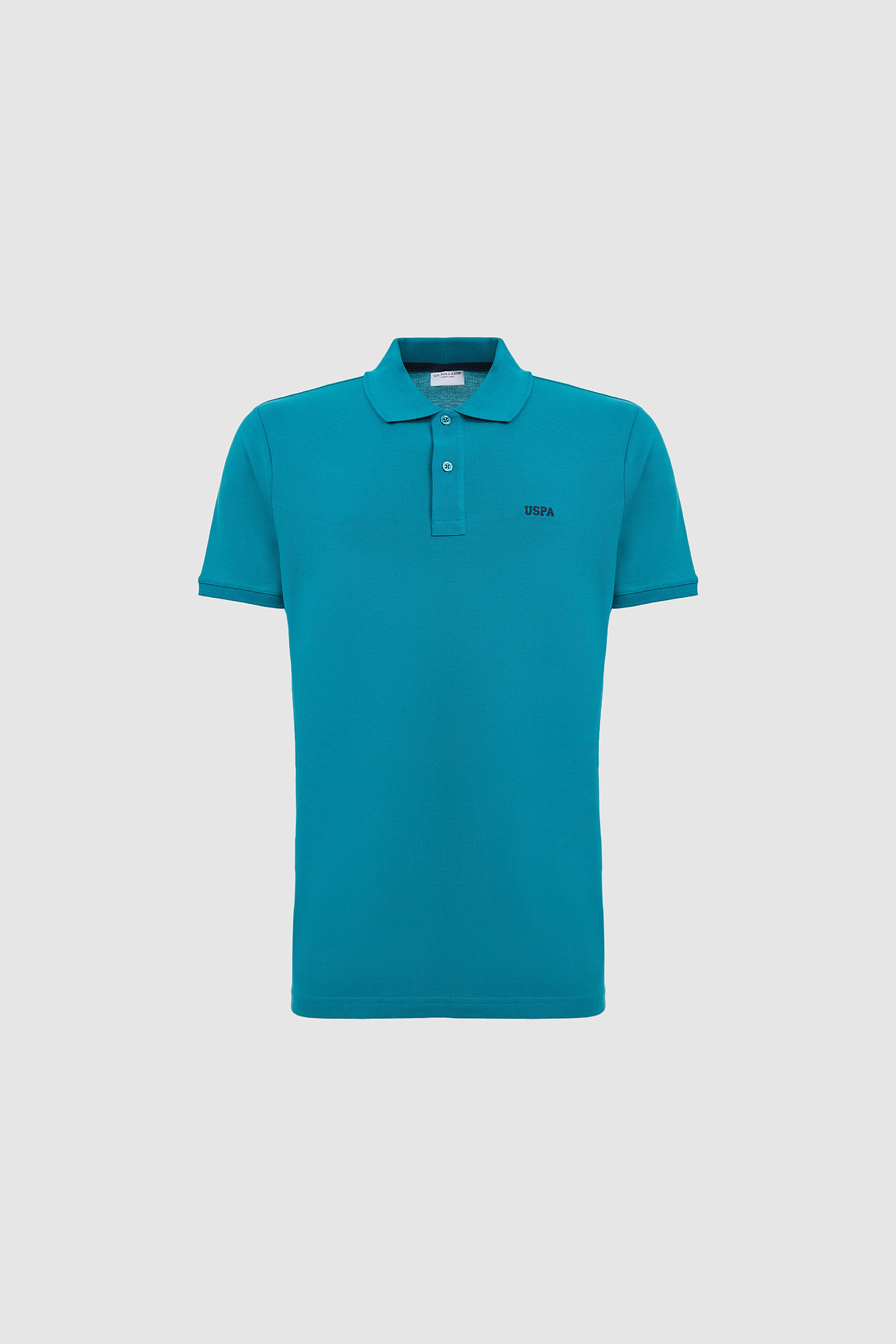 Erkek Petrol Regular Fit Polo Yaka Basic Tişört - Image 7