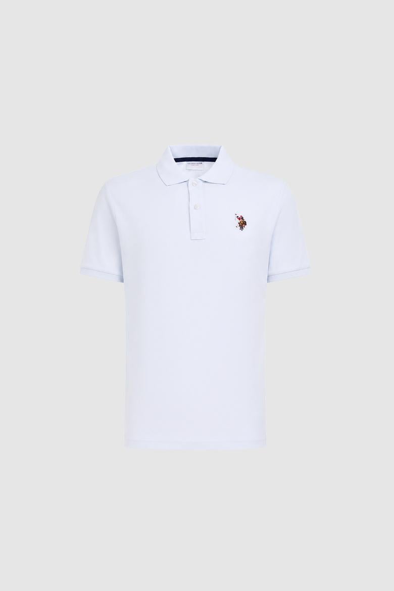 Erkek Beyaz Regular Fit Polo Yaka Basic Tişört - 50326972015