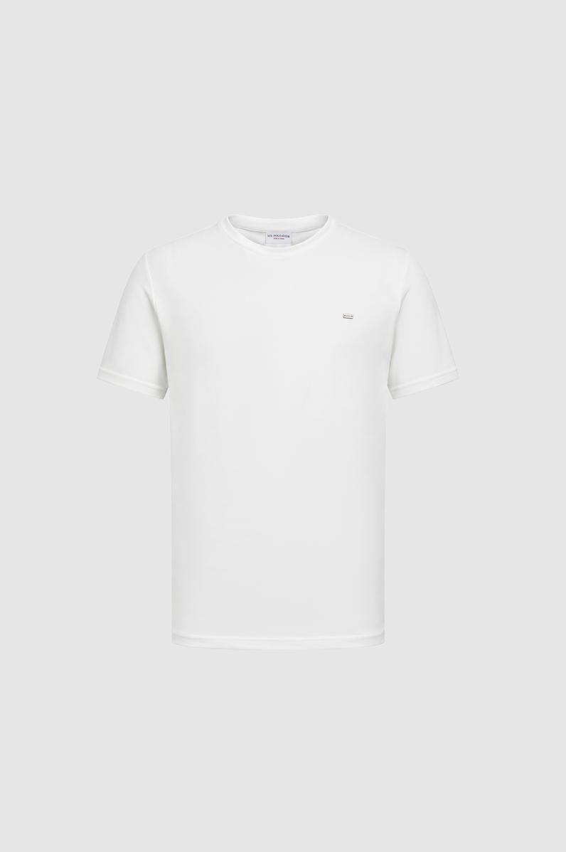 Erkek Ekru Basic Tişört