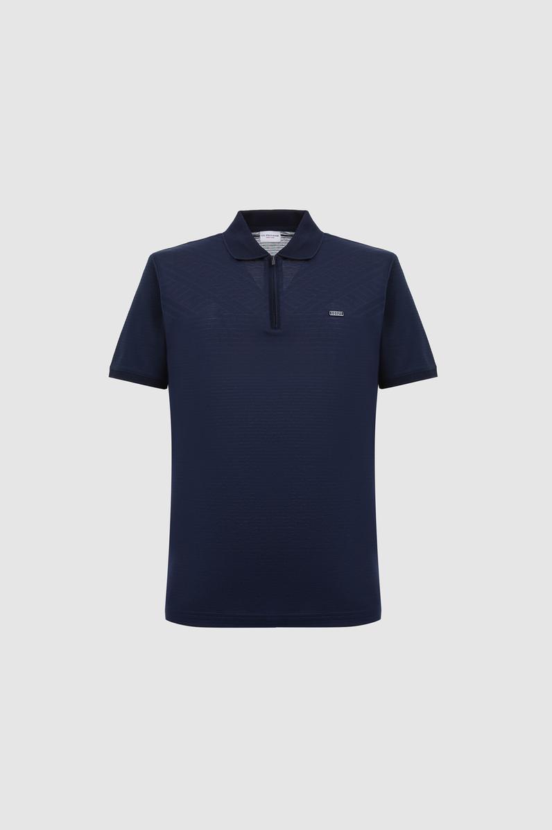 Erkek Lacivert Regular Fit Polo Yaka Tişört