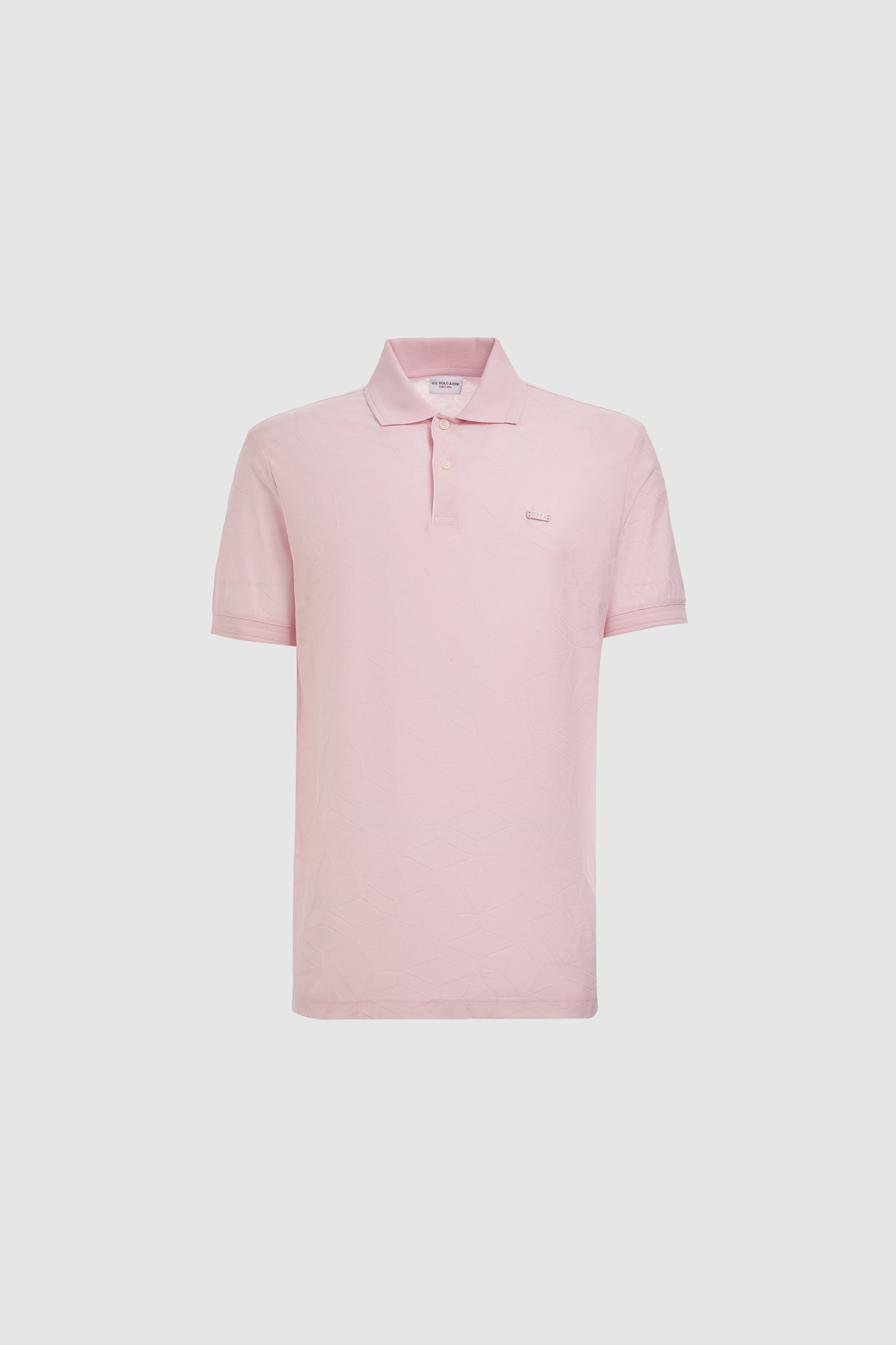 Erkek Açık Pembe Regular Fit Polo Yaka Tişört - 50322462021