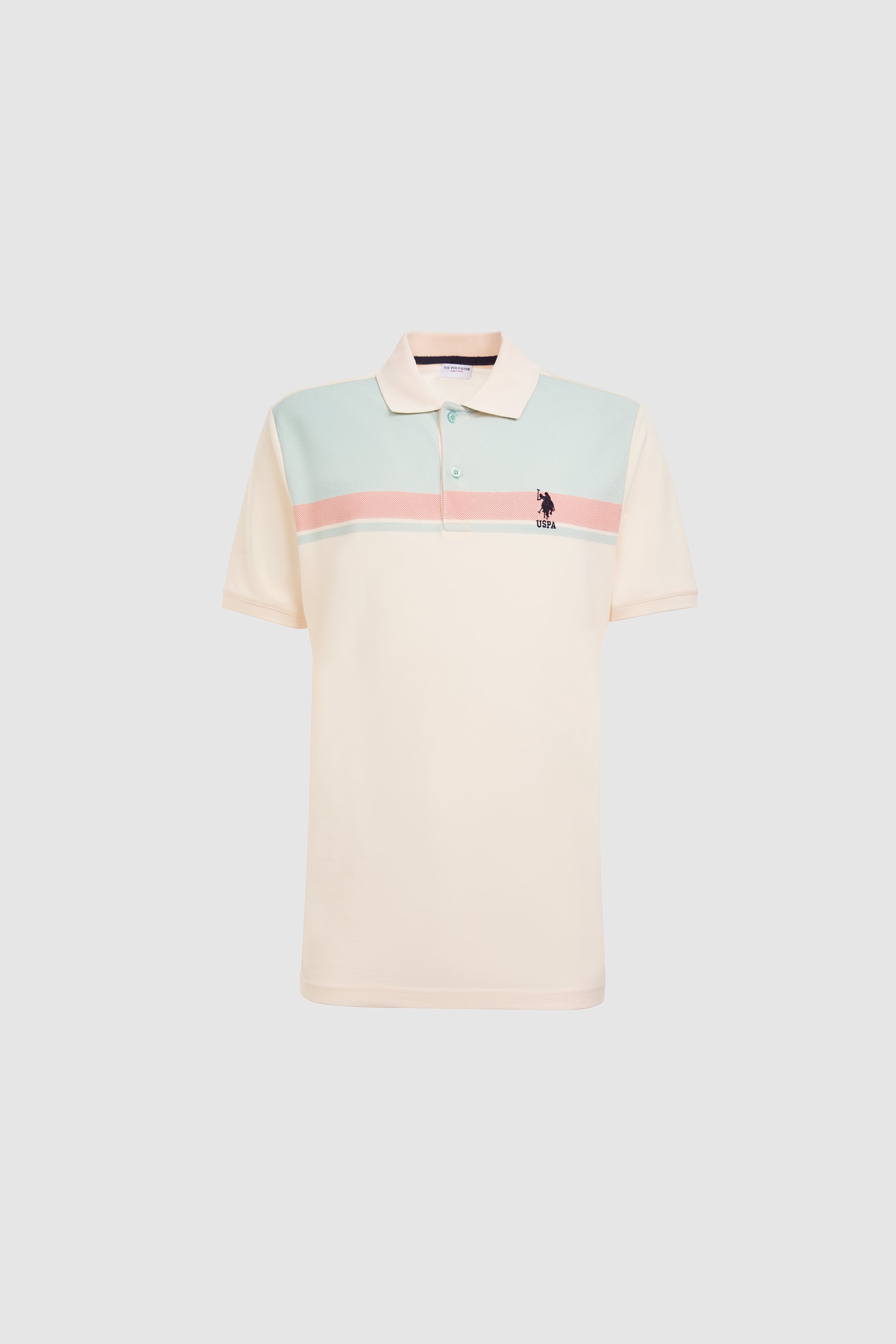Erkek Su Yeşili Regular Fit Polo Yaka Tişört - 50326974020