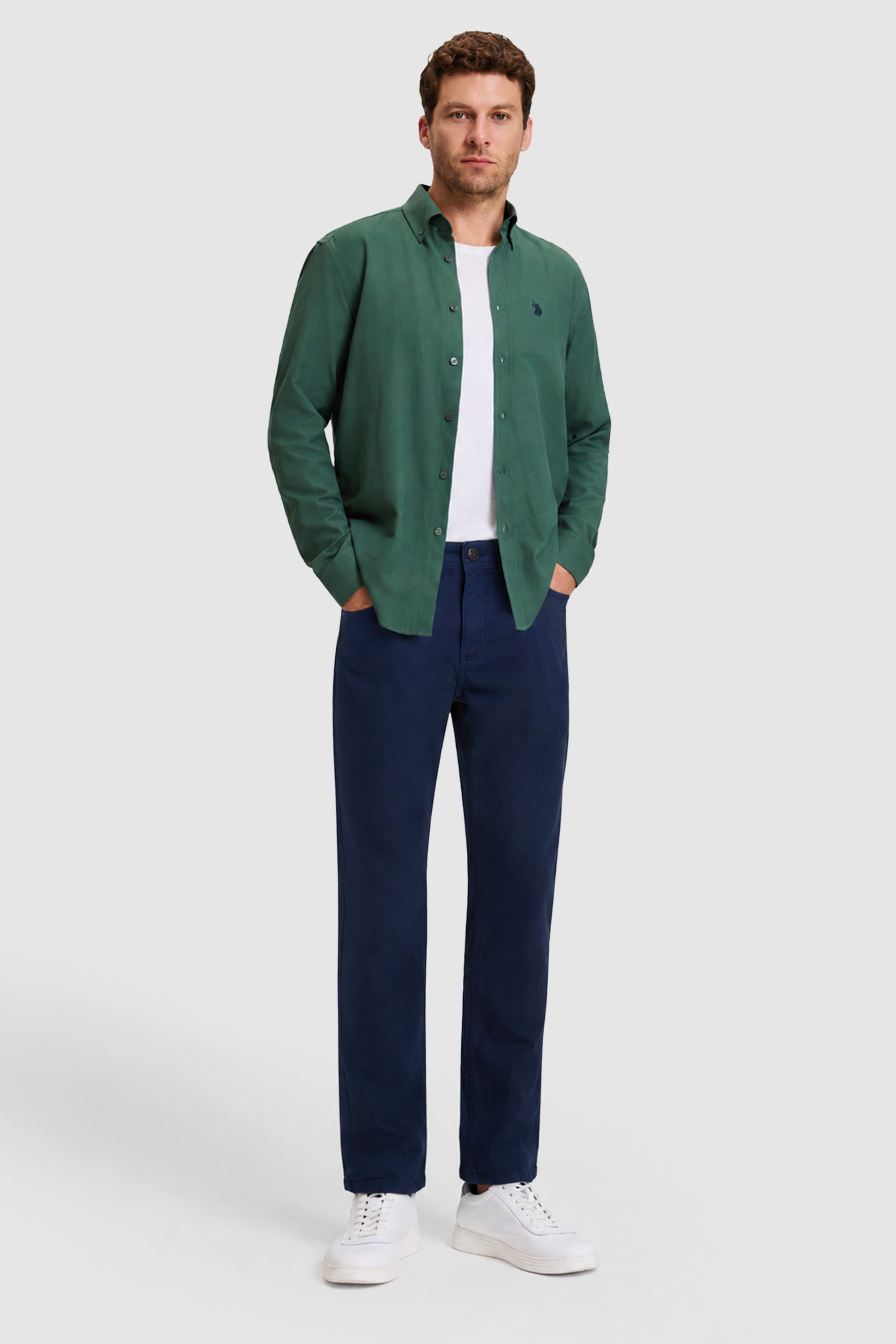 Erkek Lacivert Chino Pantolon - 50328976108