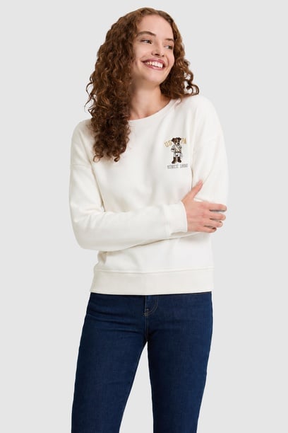 Kadın Fildişi Sweatshirt