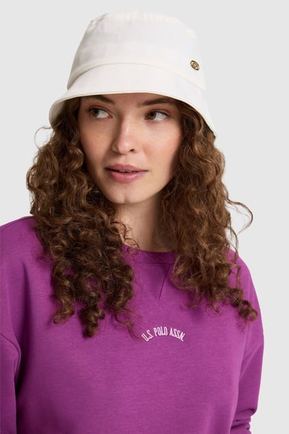 Kadın Menekşe Bisiklet Yaka Sweatshirt