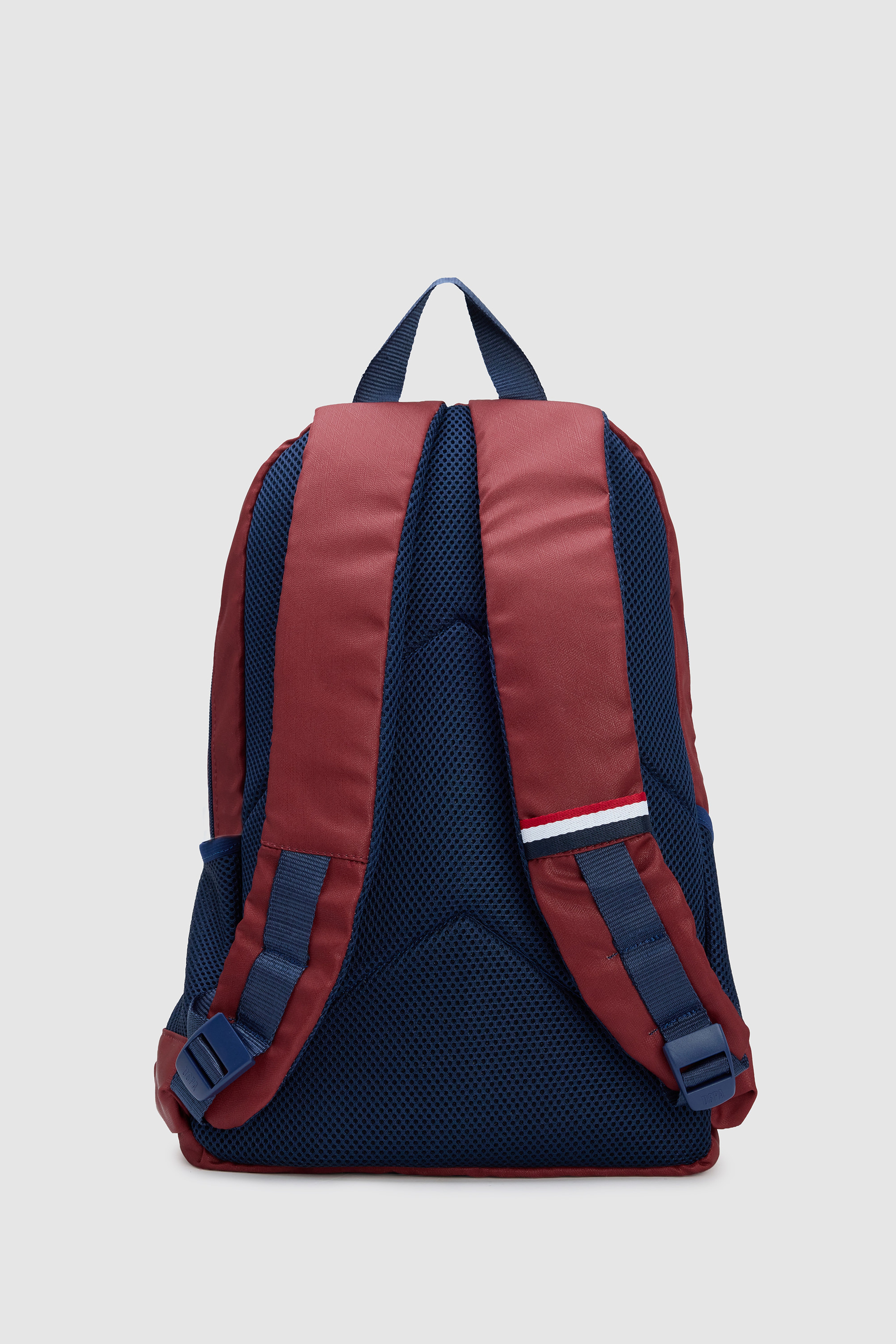 Erkek Çocuk Bordo-Lacivert Kontrast Detaylı Sırt Çantası - Image 3
