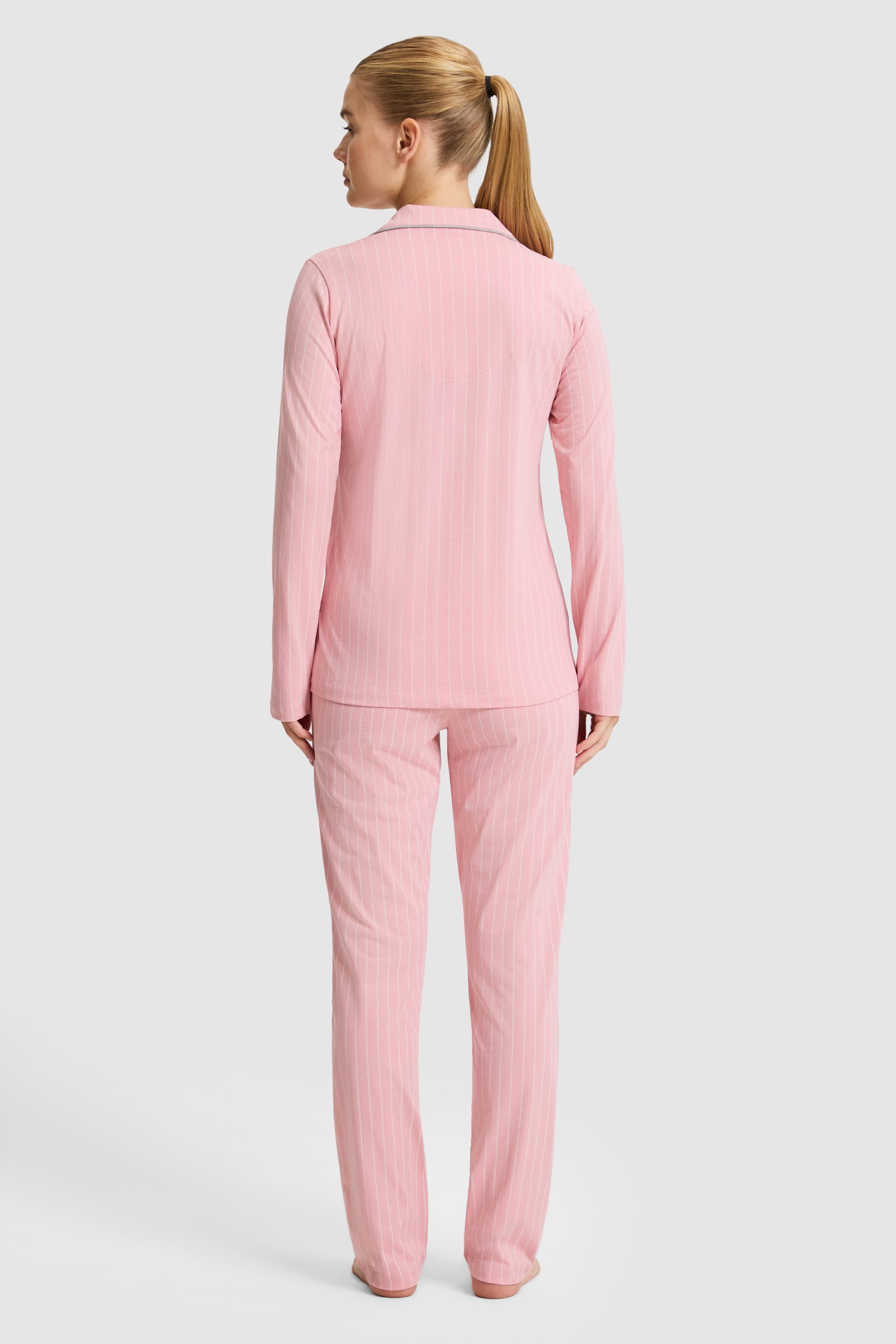 Kadın Açık Pembe Pijama Takımı