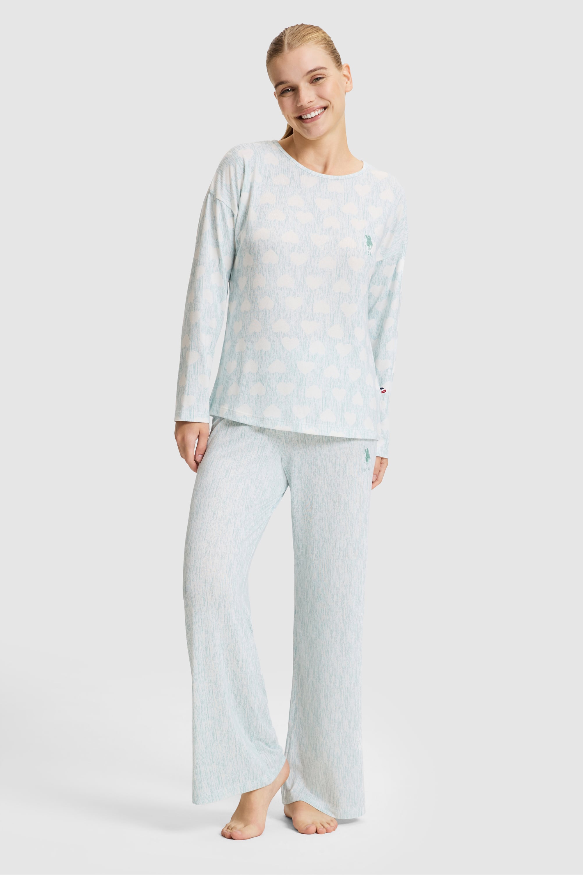 Kadın Mint Pijama Takımı - Image 2