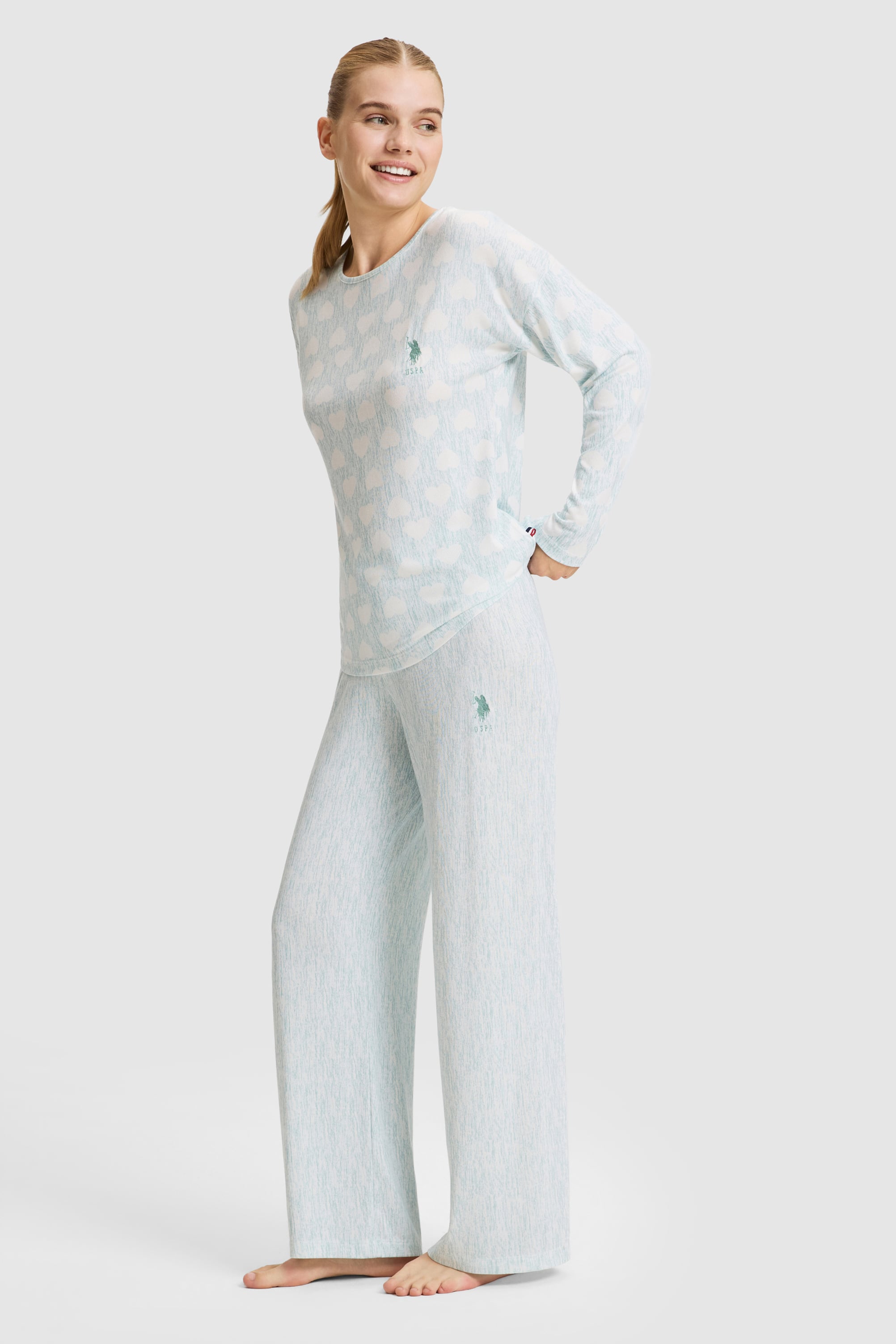 Kadın Mint Pijama Takımı - Image 4