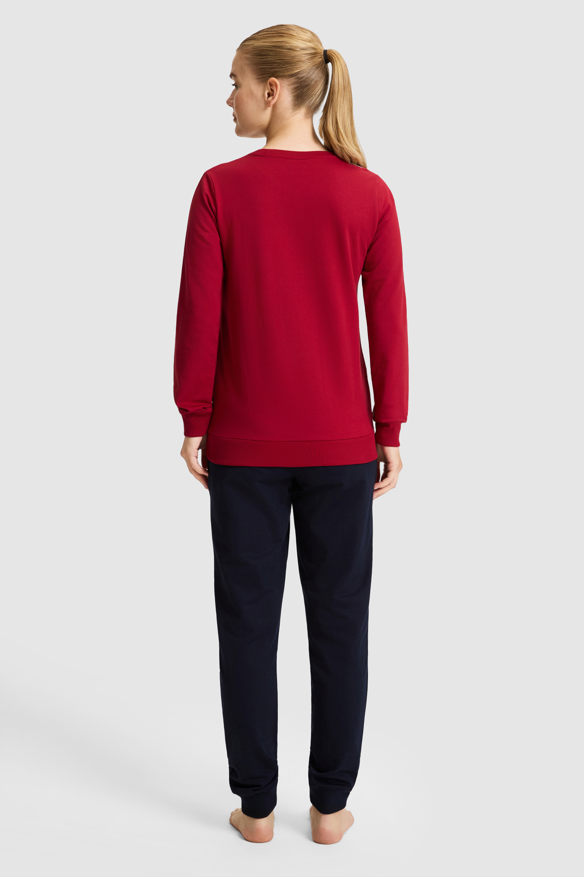 Kadın Bordo Pijama Takımı - Image 5