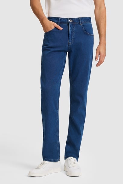 Erkek Mavi Jean Pantolon