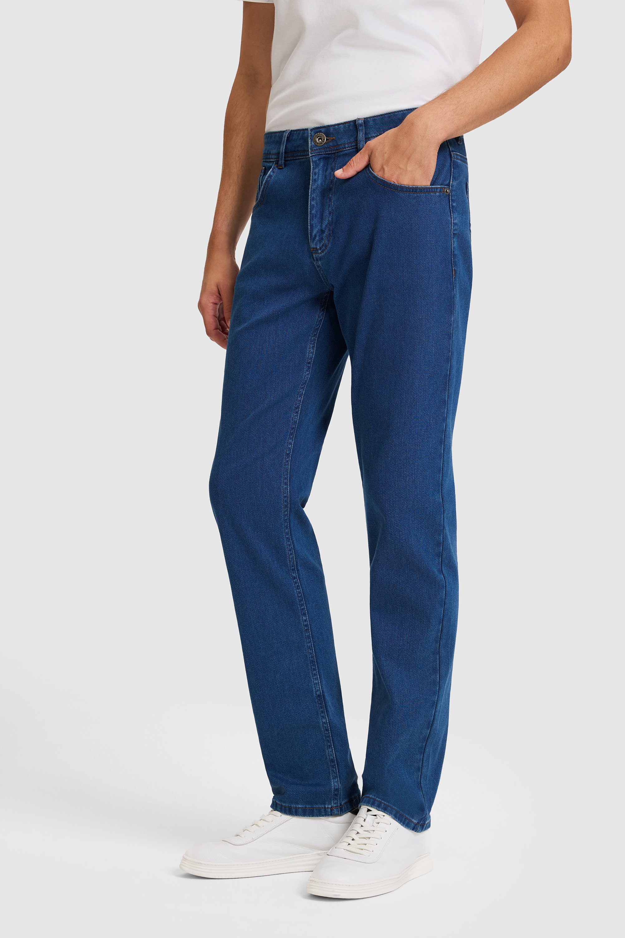 Erkek Mavi Jean Pantolon - Image 4
