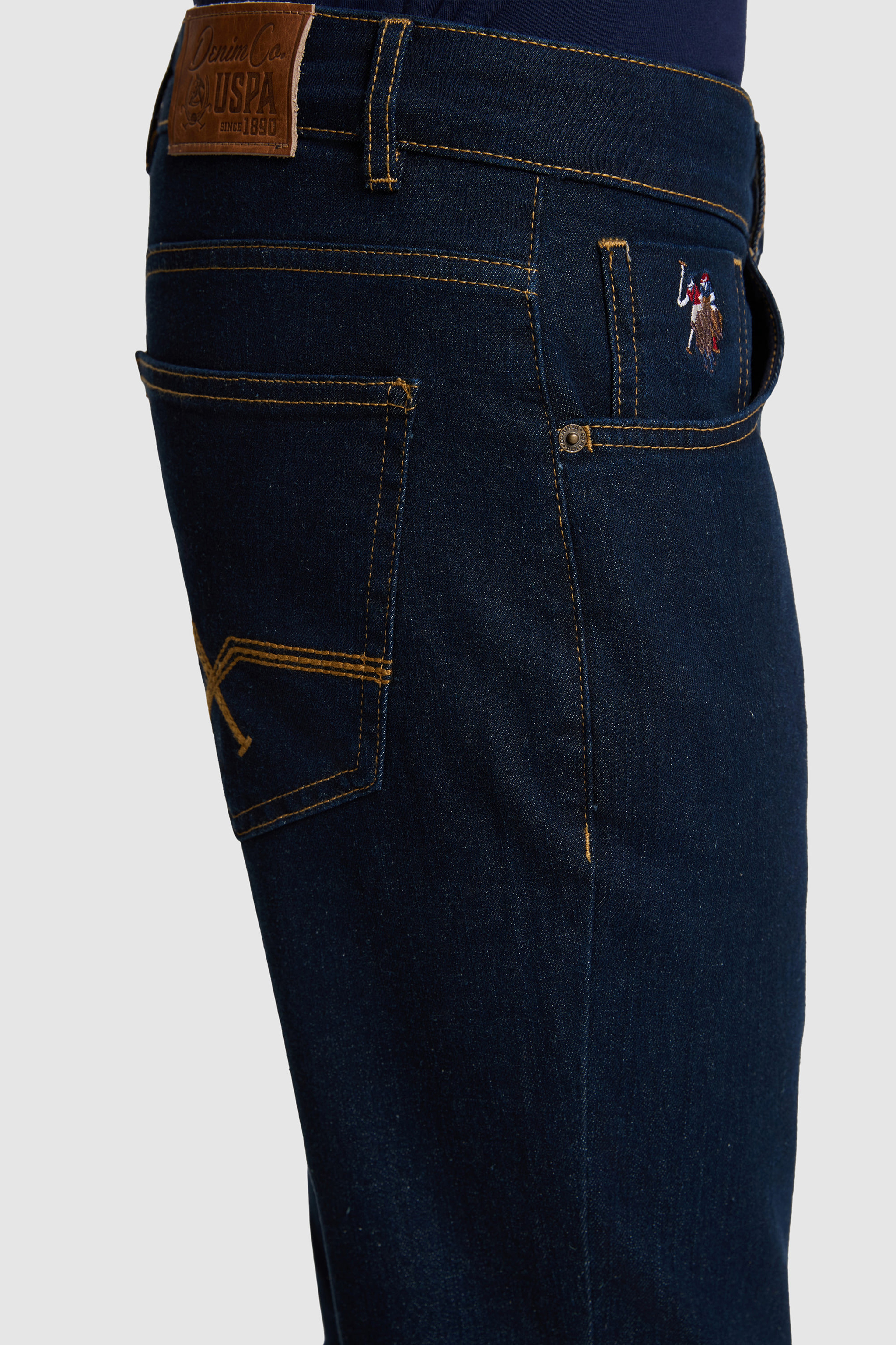 Erkek Eflatun Jean Pantolon - Image 6