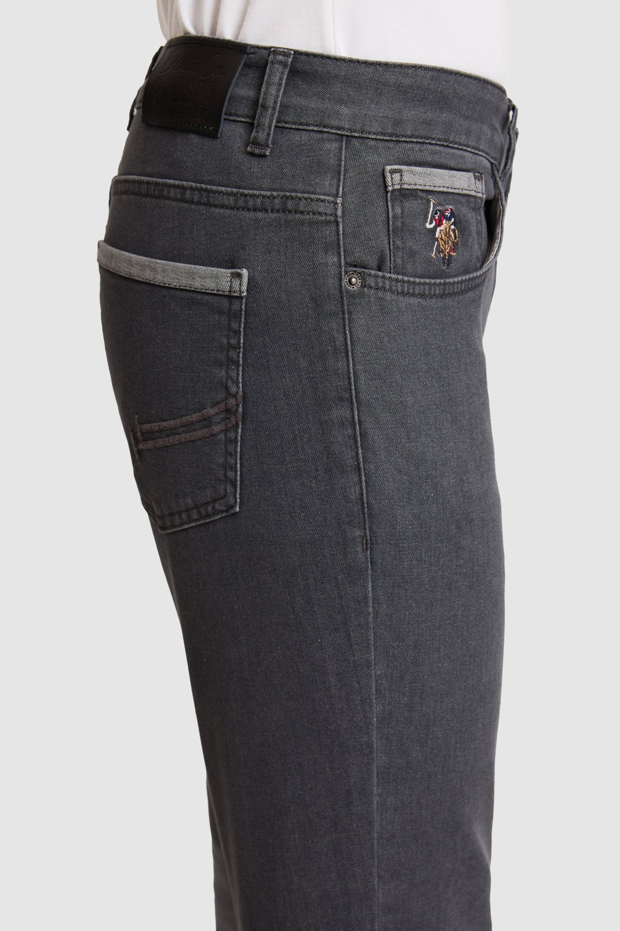 Erkek Gri Jean Pantolon