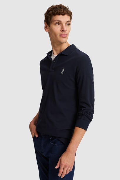 Erkek Lacivert Basic Sweatshirt