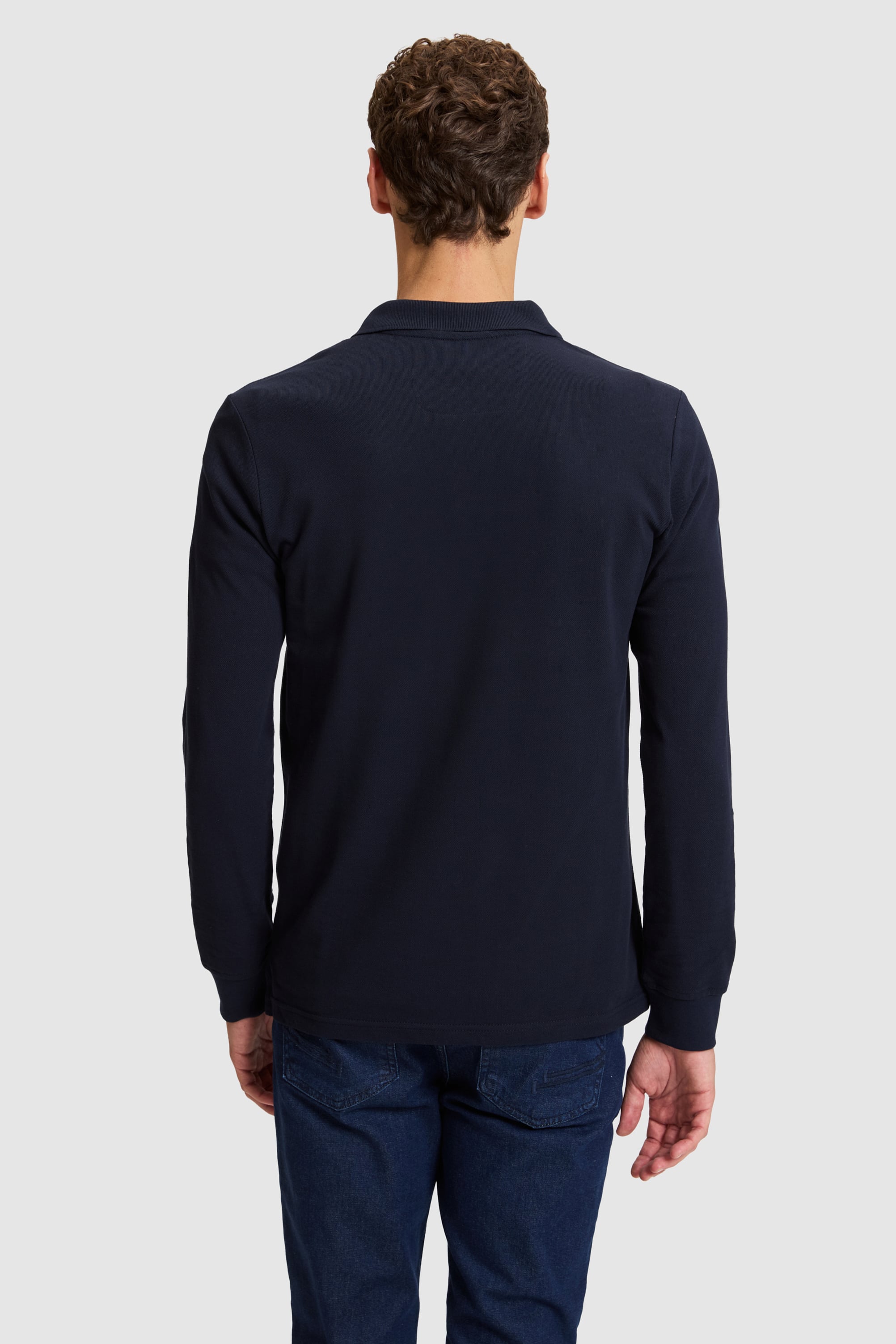 Erkek Lacivert Basic Sweatshirt