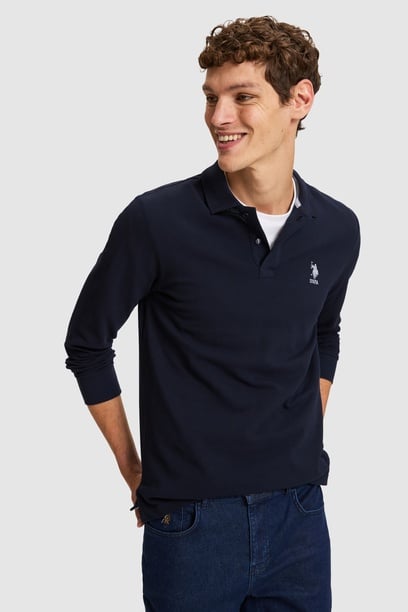 Erkek Lacivert Basic Sweatshirt
