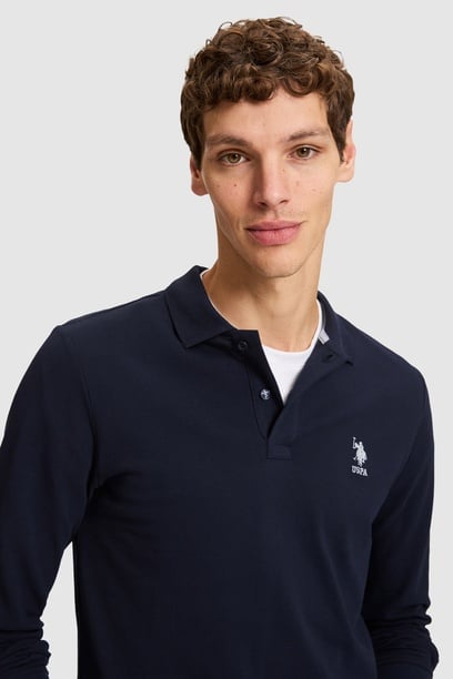 Erkek Lacivert Basic Sweatshirt