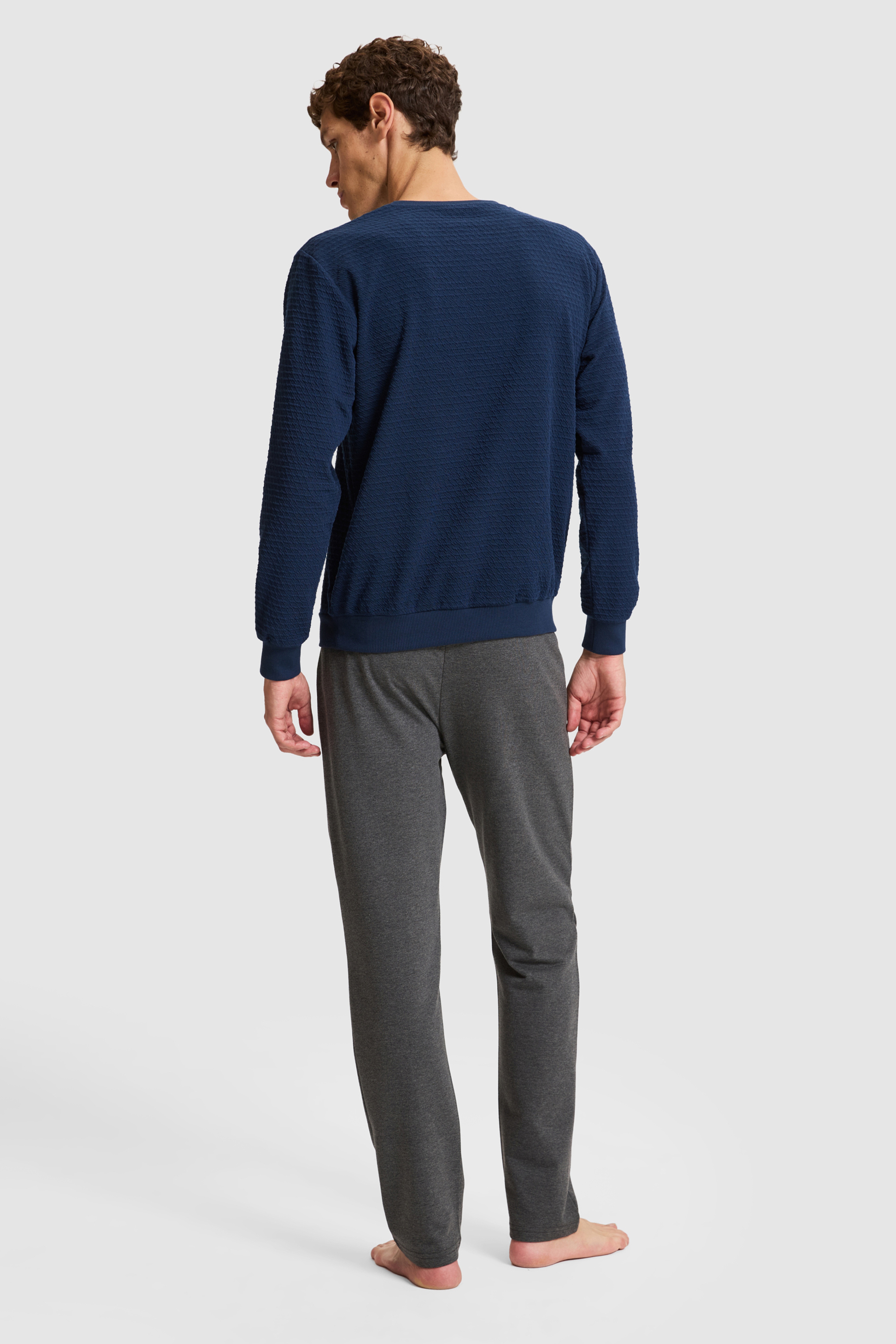 Erkek Lacivert Pijama Takımı - Image 5