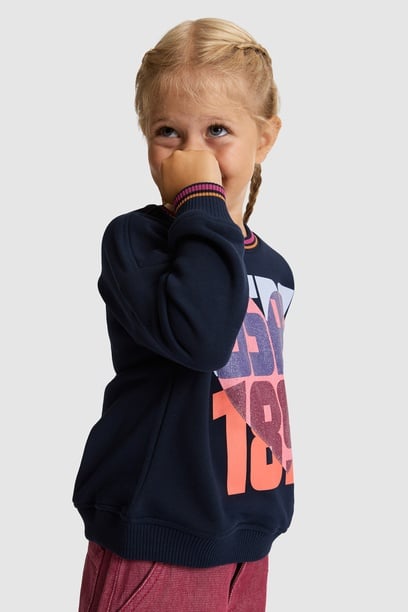 Kız Çocuk Lacivert Sweatshirt
