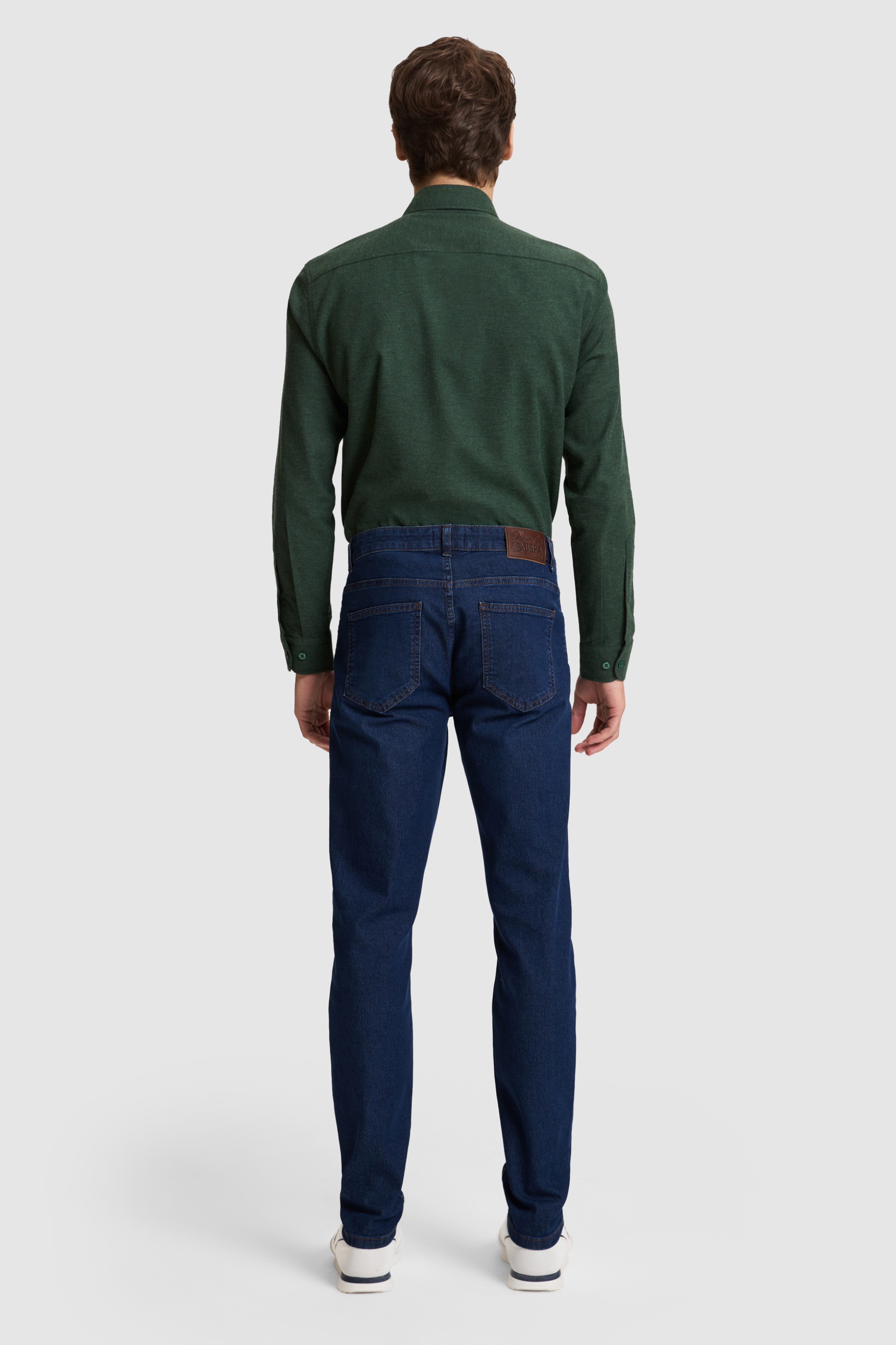 Erkek Koyu Mavi Jean Pantolon - Image 5