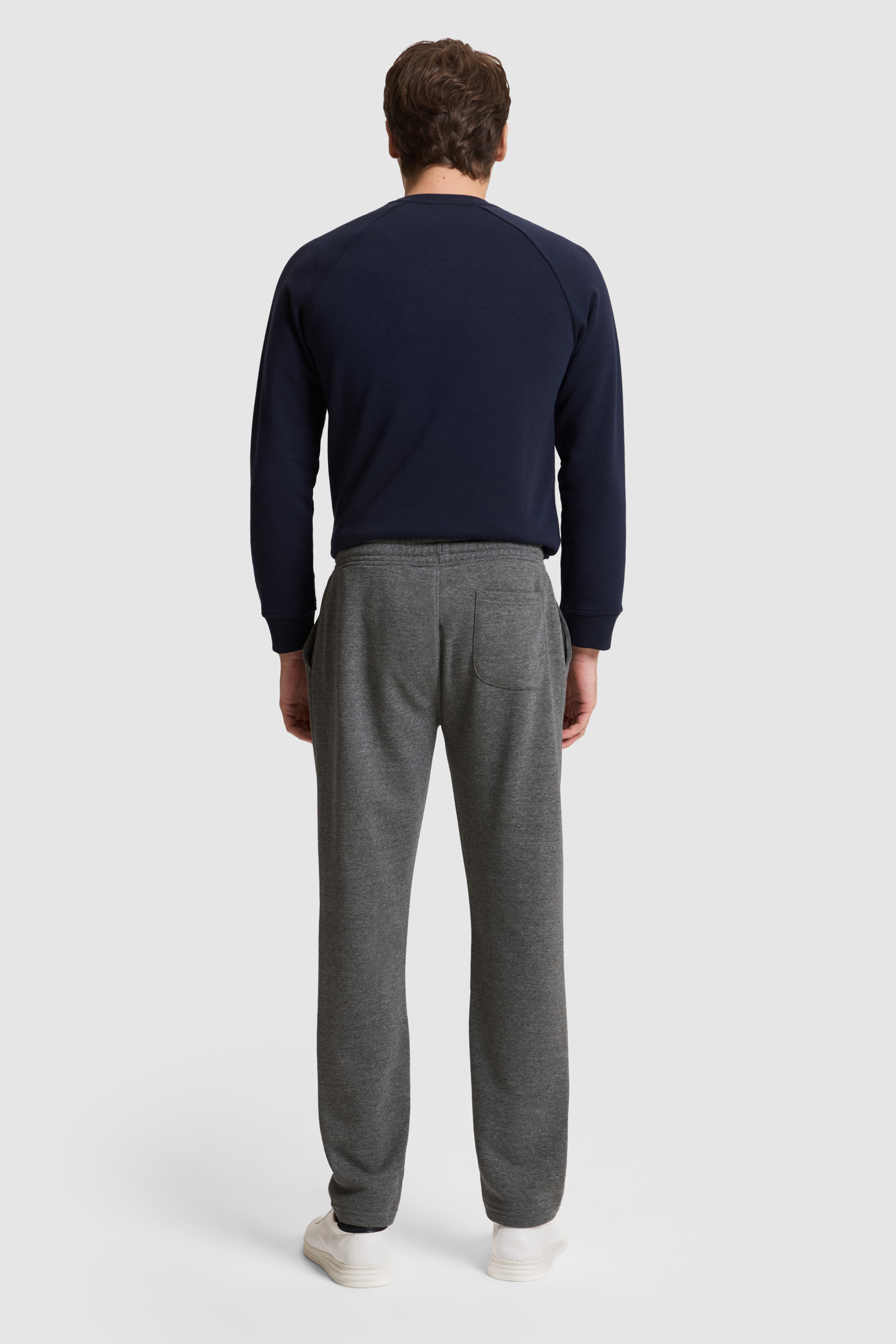 Erkek Antrasit Melanj Slim Fit Eşofman Altı