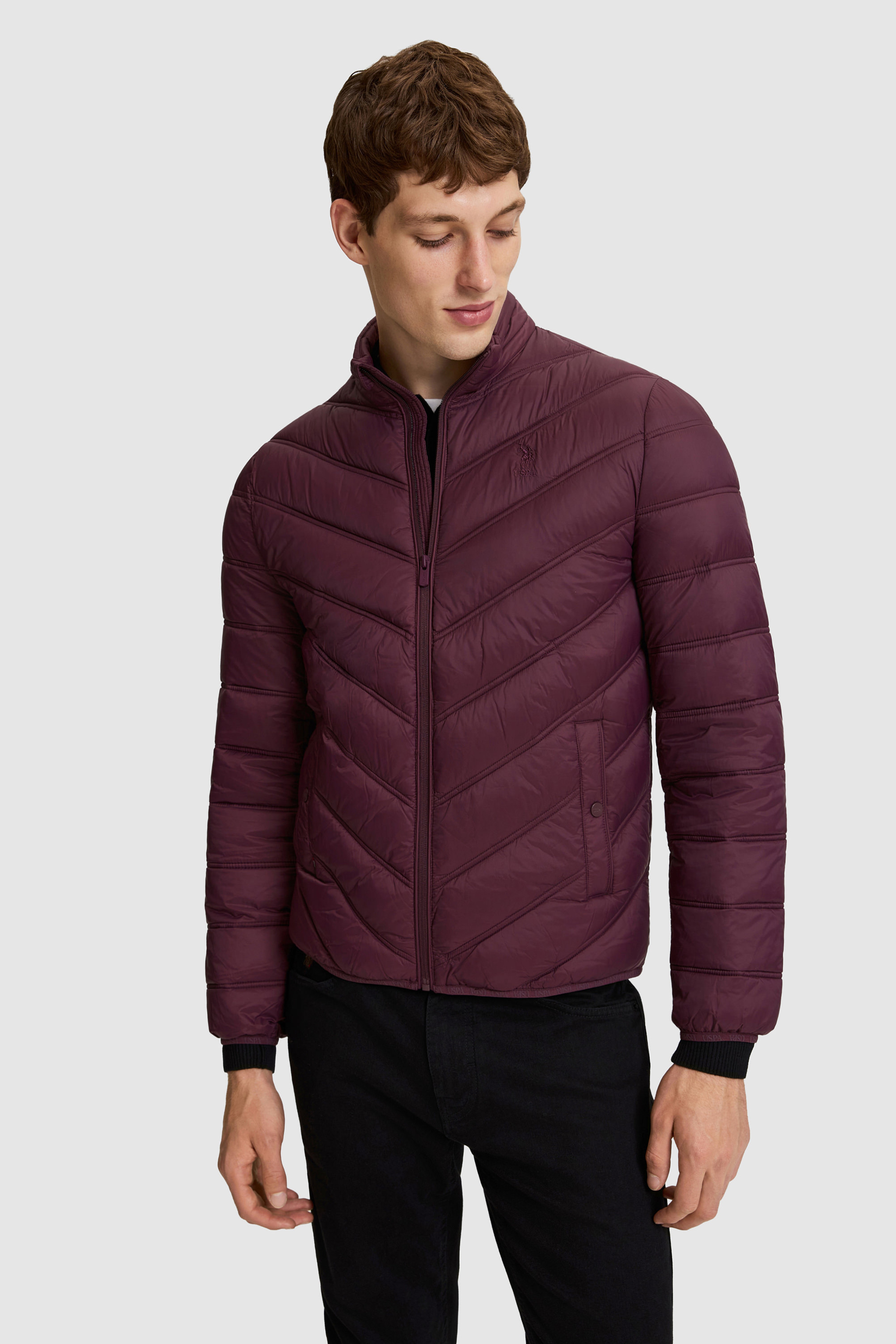 Erkek Bordo Mont - Image 3