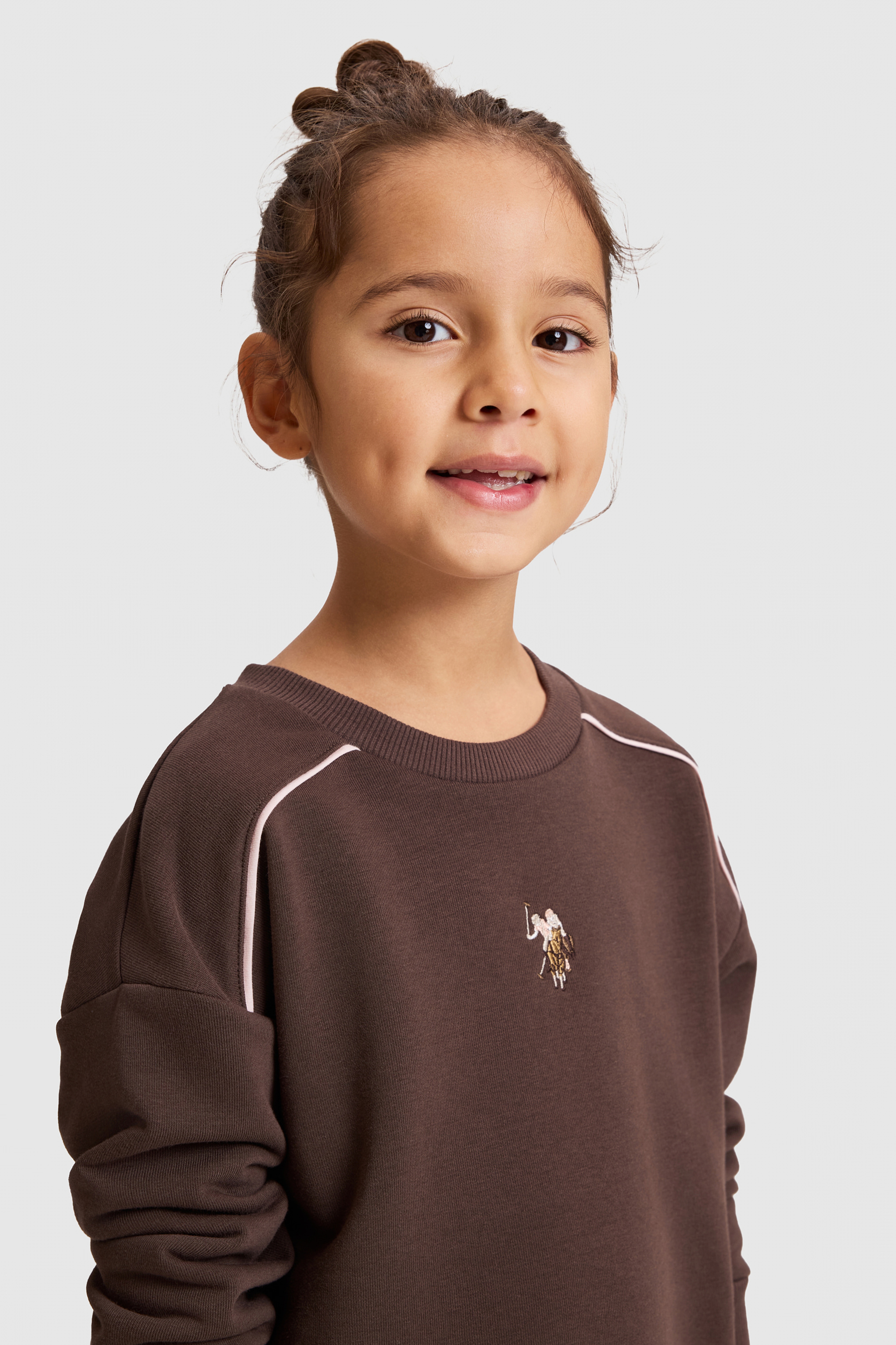 Kız Çocuk Kahverengi Pijama Takımı