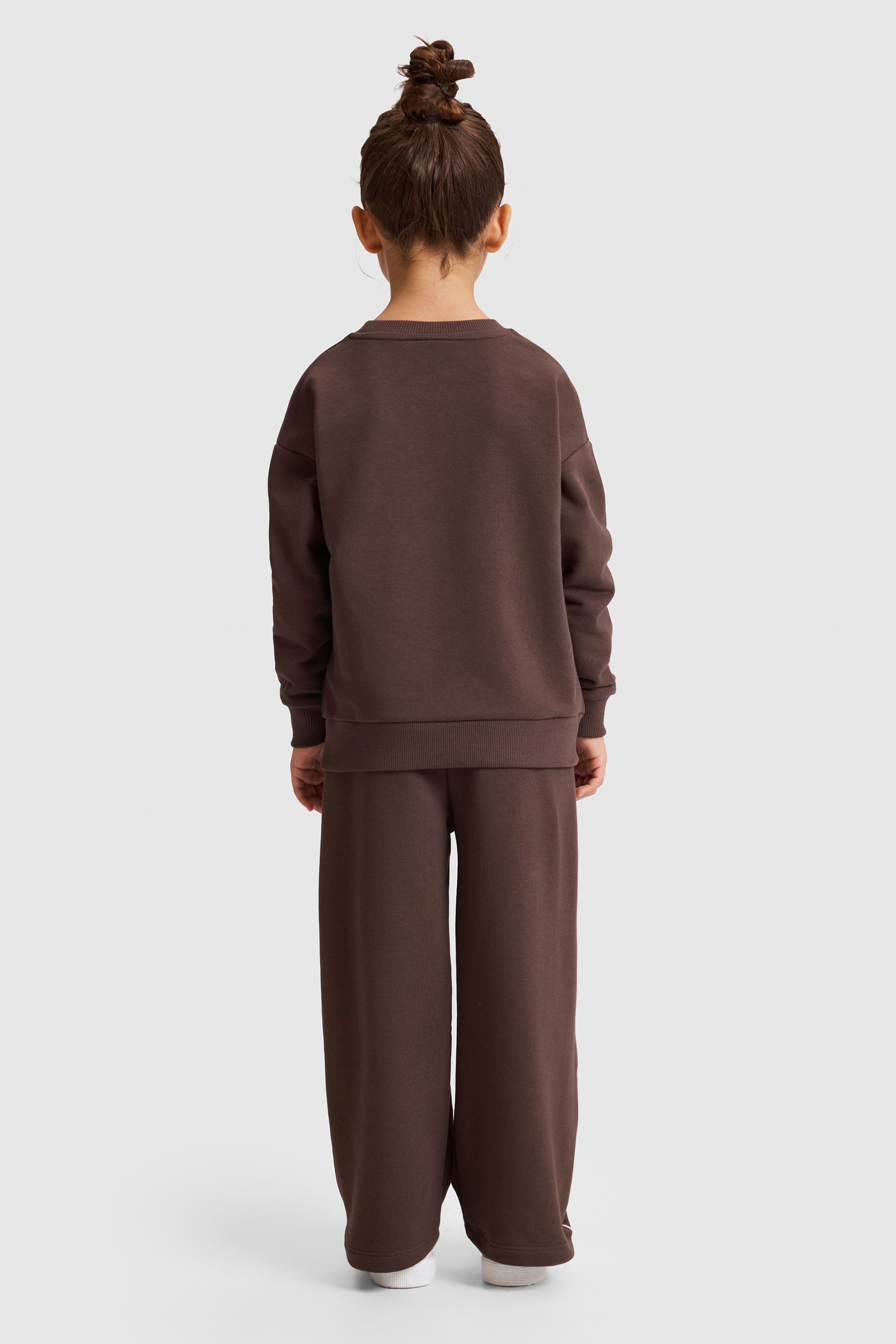 Kız Çocuk Kahverengi Pijama Takımı - Image 5