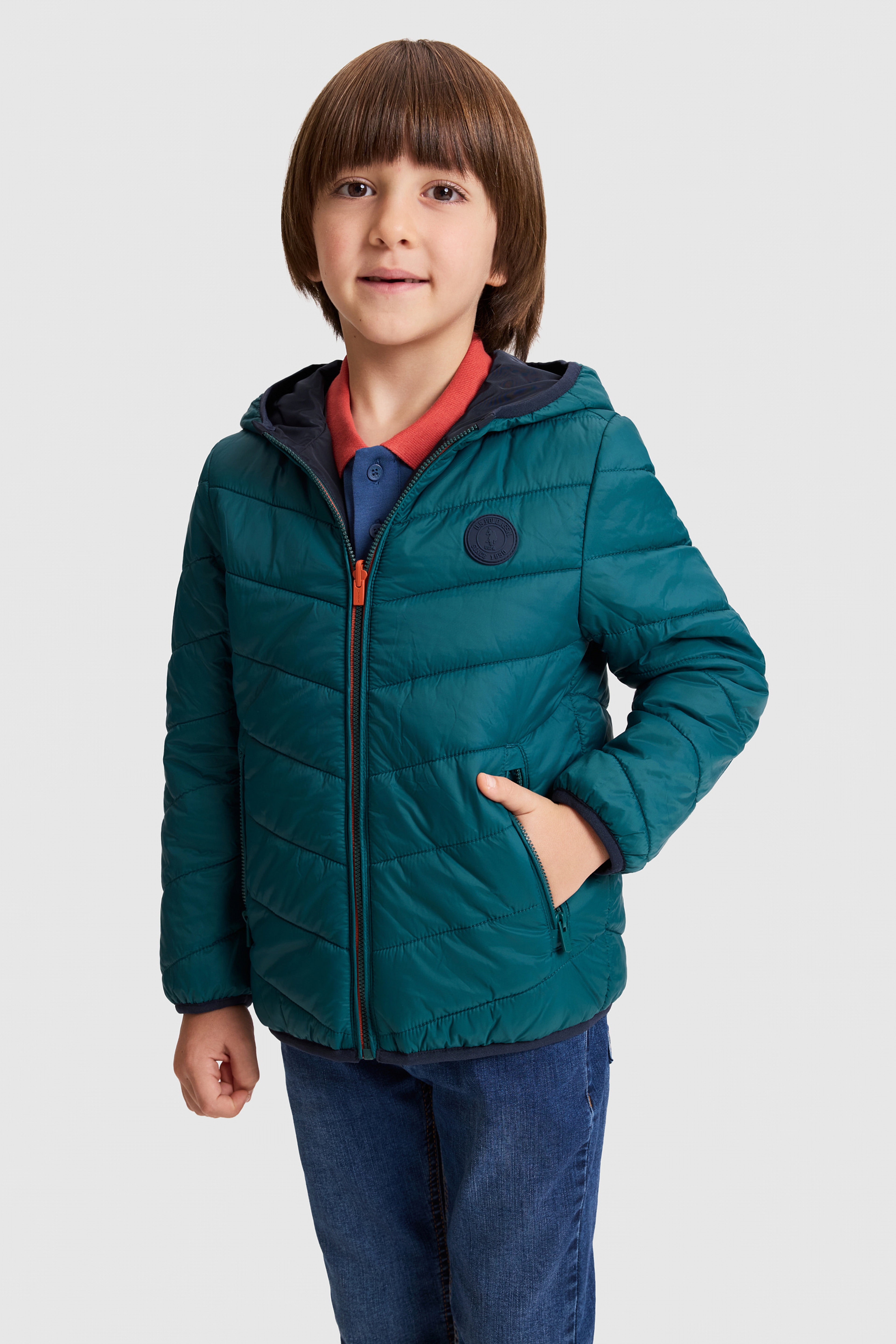 Erkek Çocuk Yeşil Mont - Image 2