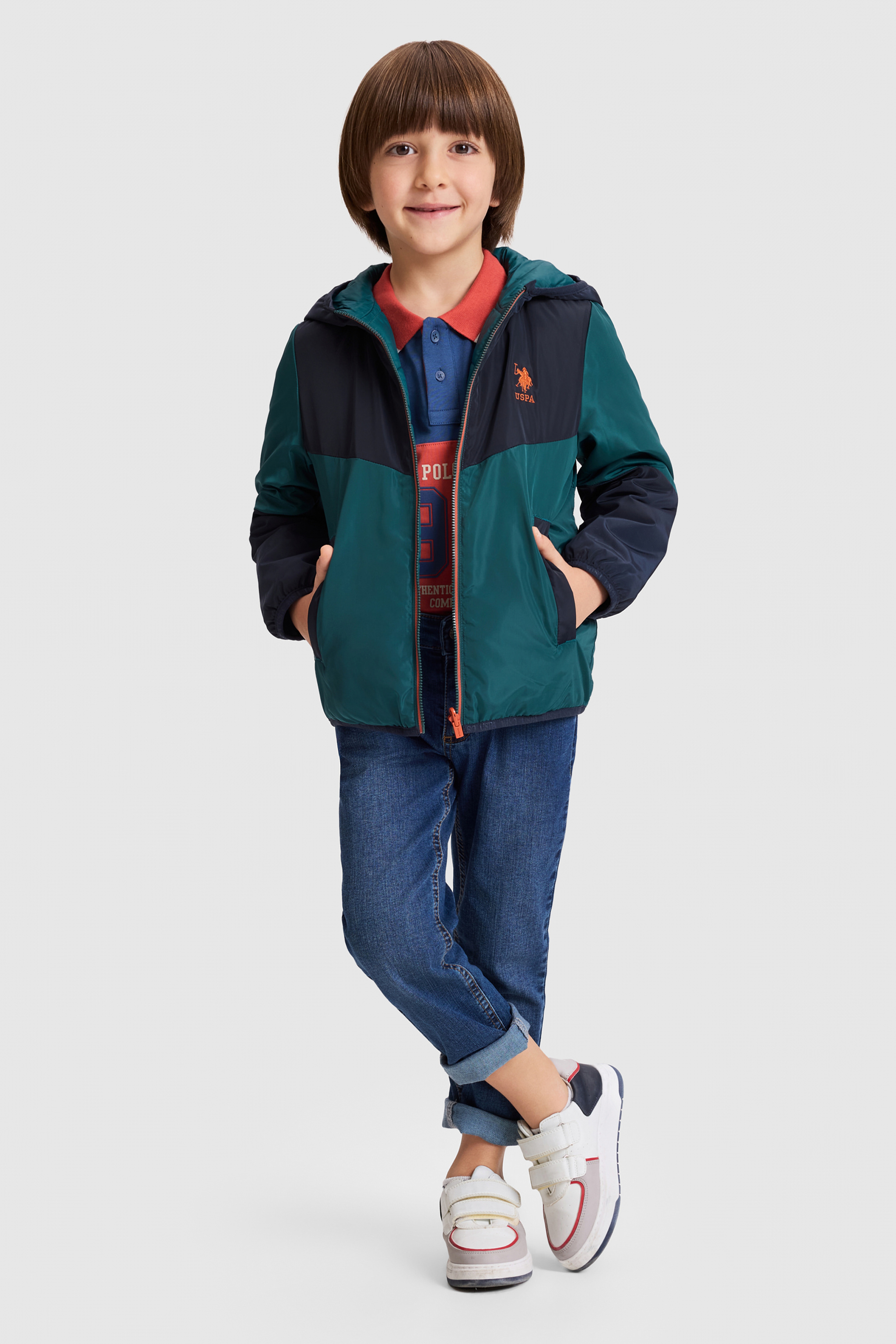 Erkek Çocuk Yeşil Mont - Image 6