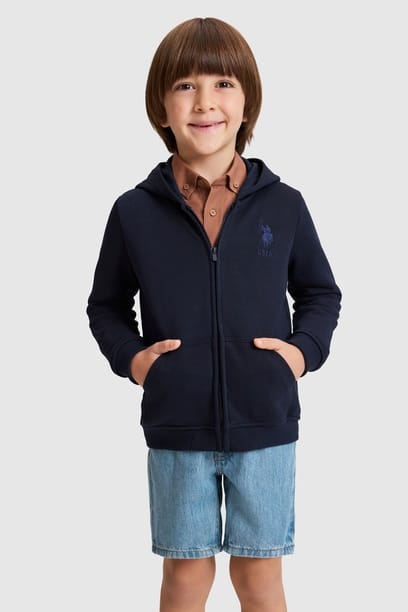 Erkek Çocuk Lacivert Basic Sweatshirt