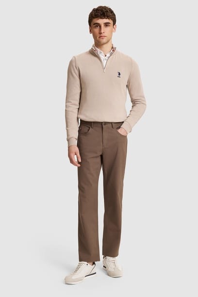 Erkek Vizon Kanvas / Chino Pantolon