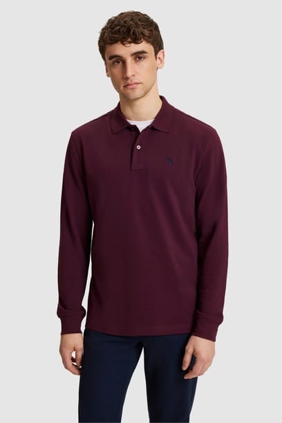 Erkek Bordo Basic Sweatshirt